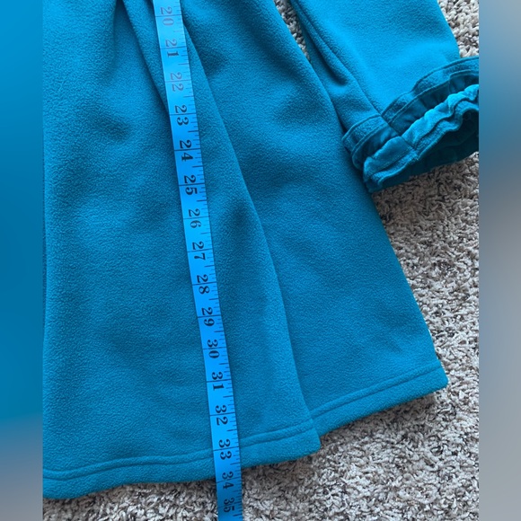 Retro Threads Vintage Style Ruffled Buttoned Down Coat Emerald Blue Size M - Picture 14 of 16